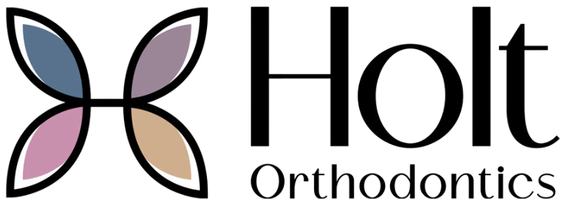 Holt Orthodontics logo The logo for Holt Orthodontics in Twinsburg, OH features a four-petaled, multicolored abstract design on the left with "Holt Orthodontics" in black text to the right.