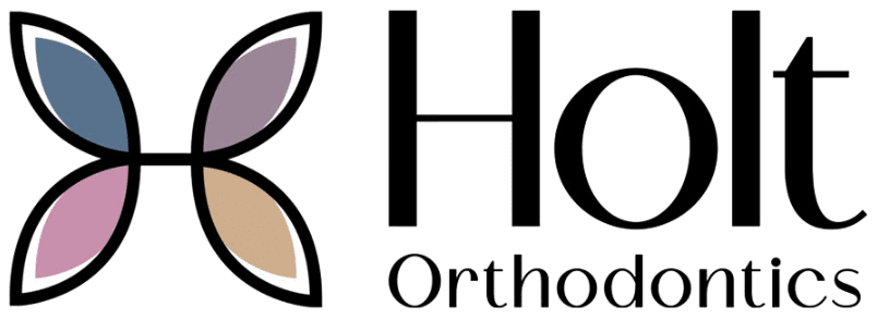 Holt Orthodontics logo The logo for Holt Orthodontics in Twinsburg, OH features a four-petaled, multicolored abstract design on the left with "Holt Orthodontics" in black text to the right.