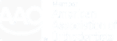 The Holt Orthodontics logo in Twinsburg, OH features the American Association of Orthodontists (AAO) emblem with "Member American Association of Orthodontists" in white text.
